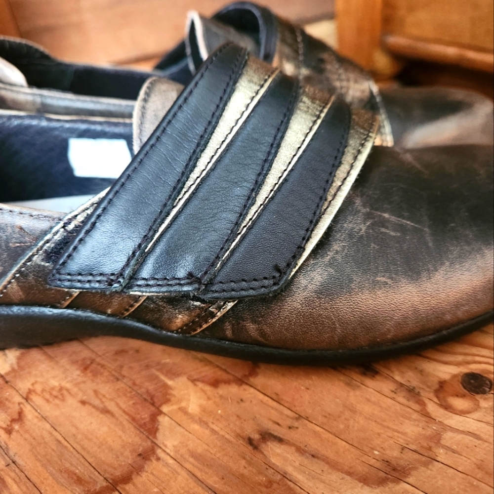 NAOT RAPOKA METALLIC DISTRESSED LEATHER WOMEN SHIE SIZE 38/ 7 - Picture 6 of 12